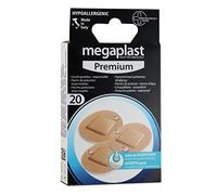 Paquet de 20 pansements ronds protecteurs et imperméables, pansements étanches hémostatiques avec gaze - Diamètre 2.5 cm -JUANIO-