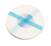 Paquet de 20 Patchs Adhésifs pour Capteur Couverture de Forme Ronde Bleue Autocollants Rayés à Rayures Bandes Adhésives Transparentes 2 Couvercles de Capteur Couvercle de Sortie