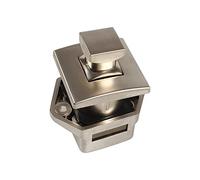 Paquet de 20 pièces Camper Push Lock RV Boat Motor Home Cabinet Tiroir Loquet Bouton Serrure Convient for le matériel de meubles de RV(Pearl nickel)