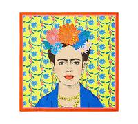 Talking Tables- Paquet de 20 Papier Frida Kahlo Jaune | Serviettes jetables, Salle à Manger intérieure ou extérieure, décorations mexicaines, Fournitures de fête Cinco De Mayo, découpage