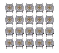 Paquet de 200 interrupteurs tactiles à bouton-poussoir, tête en laiton étanche à bouton-poussoir momentané SMD, plage de tension de 0 à 440 V, 4 mm x 4 mm x 1,5 mm, pied à 4 broches