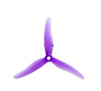 Paquet de 24 12 Paires de 5 Pouces, 3 hélices CW CCW Compatible avec Moteurs sans balais, Drones de Course FPV compatibles avec 51433(12 Pair Purple)