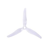 Paquet de 24 12 Paires de 5 Pouces, 3 hélices CW CCW Compatible avec Moteurs sans balais, Drones de Course FPV compatibles avec 51433(12 Pair Transparent)