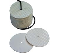 Paquet de 24 petits disques de marquage blancs