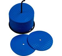 Paquet de 24 petits disques de marquage bleus