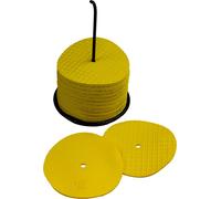 Paquet de 24 petits disques de marquage jaunes