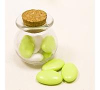 Paquet de 24 pots RONDS en Verre - Transparent, R