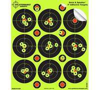 Paquet de 25-7,6 cm Stick & Splatter Adhésif Splatterburst Objectifs de tir - Les Coups Jaunes fluorescents Brillants sont faciles à Voir