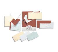 Paquet de 25 cartes 210g POLLEN 11x15,5cm. Coloris Blanc