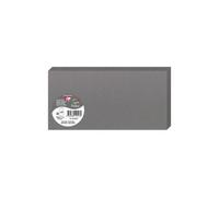 Paquet de 25 cartes pliées Pollen 106x213mm 210g/m² - Acier