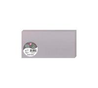Paquet de 25 cartes pliées Pollen 106x213mm 210g/m² - Gris koala