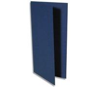 Paquet de 25 cartes pliées Pollen 106x213mm Bleu Nuit 210g Bleu nuit G
