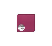 Paquet de 25 cartes pliées Pollen 135x135mm 210g/m² - Framboise