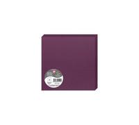 Paquet de 25 cartes pliées Pollen 160x160mm 210g/m2 - Cassis