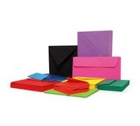 Paquet de 25 cartes simples Pollen 106x213mm Orange Cardinal 210g G