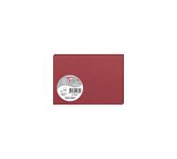 Paquet de 25 cartes simples Pollen 110x155mm 210g/m2 - Bordeaux