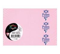 Paquet de 25 cartes simples Pollen 110x155mm Rose 210g Rose G