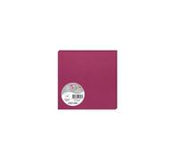 Paquet de 25 cartes simples Pollen 135x135mm 210g/m² - Framboise