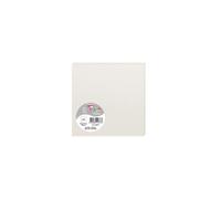 Paquet de 25 cartes simples Pollen 135x135mm 210g/m² - Gris perle