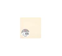 Paquet de 25 cartes simples Pollen 135x135mm 210g/m² - Ivoire