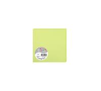 Paquet de 25 cartes simples Pollen 135x135mm 210g/m² - Vert bourgeon