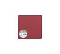 Paquet de 25 cartes simples Pollen 160x160mm 210g/m2 - Bordeaux