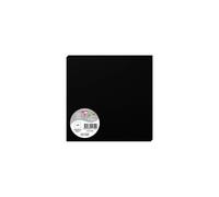Paquet de 25 cartes simples Pollen 160x160mm 210g/m2 - Noir