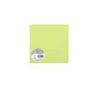 Paquet de 25 cartes simples Pollen 160x160mm 210g/m2 - Vert bourgeon