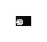 Paquet de 25 cartes simples Pollen 82x128mm 210g/m2 - Noir