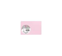 Paquet de 25 cartes simples Pollen 82x128mm 210g/m2 - Rose dragée