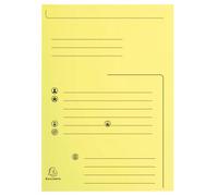 Paquet de 25 chemises 2 rabats SUPER 210 Contact - 24x32cm - Canari
