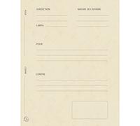 Paquet de 25 dossiers de plaidoirie pré-imprimés Exacompta - 25 x 32 - couleur - assorties