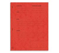 EXACOMPTA paquet de 25 dossiers de plaidoirie "Pour/Contre", rouge