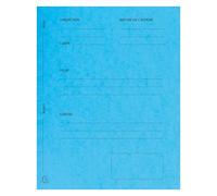 Paquet de 25 dossiers de plaidoirie pré-imprimés Exacompta - 25 x 32 - couleur - turquoise