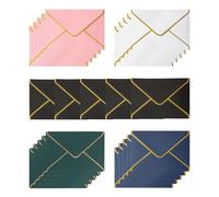 Paquet De 25 Enveloppes De Marquage À Chaud Triangulaires De Style Occidental, Cartes D'Invitation D'Anniversaire, Enveloppes Colorées, Enveloppes De Billets, Enveloppes Rétro