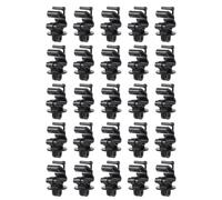 Paquet de 25 isolateurs de clôture électrique |Clips Pinlock pour poteau en T