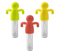 Paquet De 3 Infuseurs À Thé En Forme Humaine, Infuseur À Thé Créatif, Filtre À Thé, Passoire À Thé En Acier Inoxydable, Outils De Préparation Du Thé