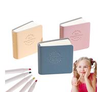 Paquet De 3 Mini Carnets De Croquis À L'aquarelle - Carnets De Croquiis De Poche Carrés Portables | Petits Carnetts De Croquis De Voyage, Papier Aquarelle 48 Feuilles 300 G/m², Pour La Peinture, Le De