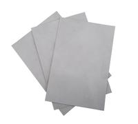 Paquet de 3 Patchs de Réparation en PVC Imperméables et Durables pour Bateaux Gonflables, Kayaks, Radeaux et Canoës (Gris et Blanc)