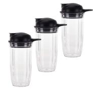 Paquet De 3 Pièces De Rechange For Tasse De 24oz Et Couvercle À Emporter, Compatibles Avec NutriBullet Combo/Pro 1000/Select, Pièces De Rechange For Mélangeur