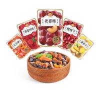 Paquet De 30 Collations Séchées Aux Fruits Mélangés (70 G/sac), Variété 5 Saveurs : Fraise, Mangue, Prune, Conserves Naturelles, Collation Acidulée Et Sucrée(Flavor 4)
