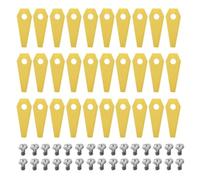 Paquet De 30 Lames Titan De Remplacement, Compatibles For Bosch, Compatibles For Indego, Tondeuse À Gazon Robot 350 400 450 800 1000 1200, Pièce De Rechange