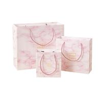 Paquet de 30 sacs en marbre rose fourre-tout papier à motifs qualité supérieure for vêtements, bijoux, bonbons, emballages souvenirs