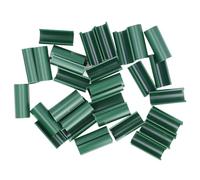 Paquet de 32 colliers de serrage en PVC, colliers de serrage pour serres, pour arches de serre, couvertures de rangées, couvertures de piscine, film plastique de jardin et autres