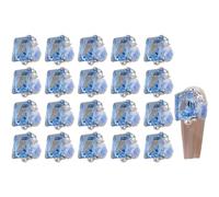 Paquet de 4 breloques pour Nail Art, multiformes, fleur en, gemmes pour Nail Art, décorations pour acrylique