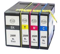 Paquet de 4 Cartouches d'encre compatibles Compatible avec PGI2500 XL Compatible avec imprimantes Maxify IB4050 MB5050 MB5350 en Europe