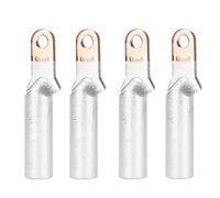 Paquet de 4 cosses en cuivre-aluminium à petite tête, borniers commutateur étroite, for disjoncteurs Transitions fils aluminium Barrette de connexion(DTL-240 sq mm)
