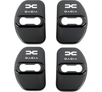 Paquet de 4 Couvercles de Serrure de Porte de Voiture, pour Dacia Jogger Boulons de Porte en Acier Inoxydable, Bord de Couverture Anti-Corrosion de Protection de,Black