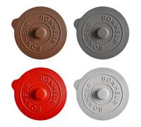 Paquet De 4 Couvercles Et Tasses En Silicone, Couvercles D'Eau Anti-Poussière, Accessoires De Tasse Élégants Et Simples, Réutilisables