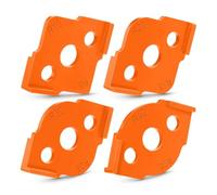 Paquet de 4 gabarits d ' angle pour le travail du bois en ABS avec | Bordures de guidage incurvées pour extérieurs, configuration de trous de maintien ou de serrage, planches de